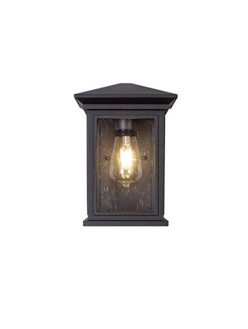 Applique Beatrix Flush, 1 x E27, IP54, Anthracite/Verre clair grainé, Garantie 2 ans / VL08796 2