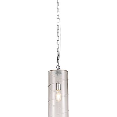 Harriet Pendant, 1 Light E27, Polished Chrome/Clear / VL08802