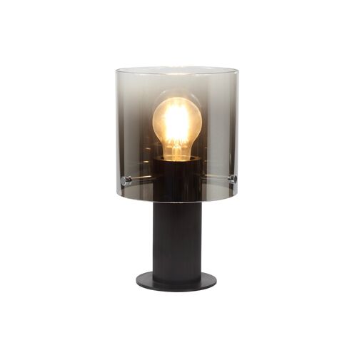 Kira Table Lamp, 1 Light Table Lamp E27, Black/Smoke Fade Glass / VL08828