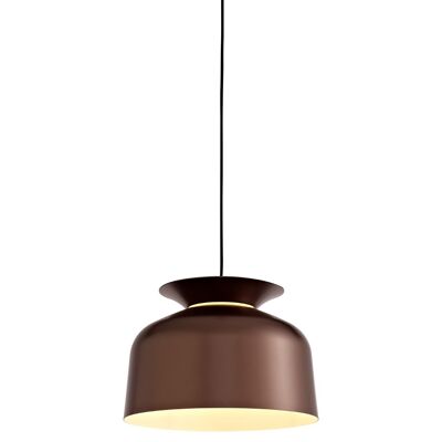 Lámpara Colgante Henry Single, 1 Luz Orientable E27, Café Brillo / VL08835