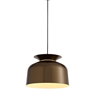 Lámpara Colgante Henry Single, 1 Luz Orientable E27, Bronce Antiguo / VL08836
