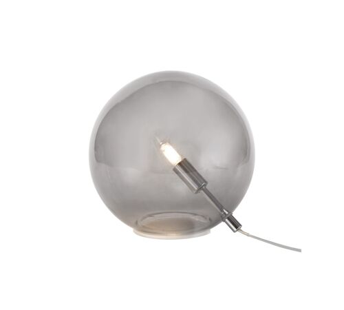 Rosalie Table Lamp, 1 x G9, Polished Chrome/Smoked Glass / VL08894
