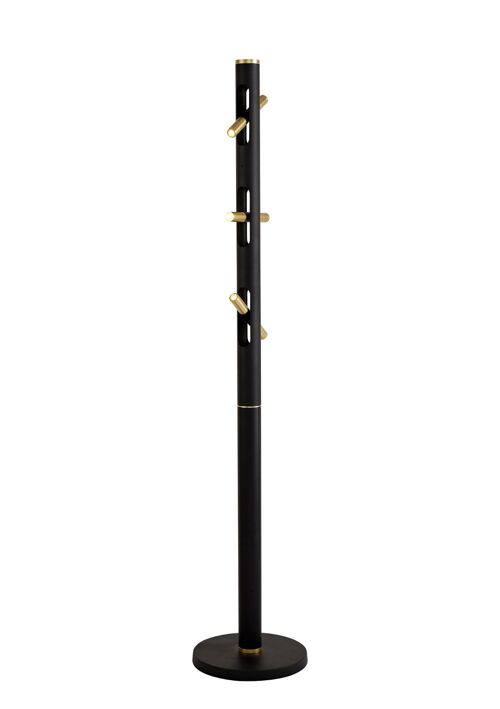 Mollie Floor Lamp, 6 x 2W LED, 3000K, 1680lm, Sand Black/Gold / VL08908