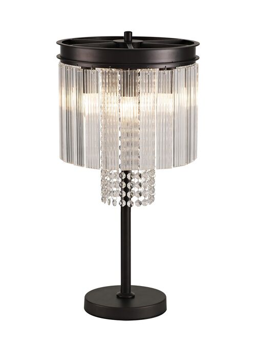 Edith Table Lamp, 6 Light E14, Brown Oxide / VL08915