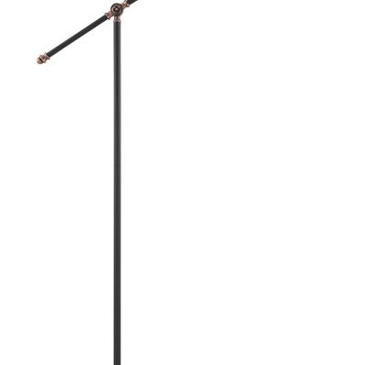 Morgana Adjustable Floor Lamp, 1 x E27, Graphite/Copper/White / VL08951