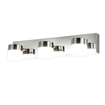 Dayton Wall Lamp Triple Adjustable, 3 x 5W LED, 4000K, 1275lm, IP44, Polished Chrome / VL08978