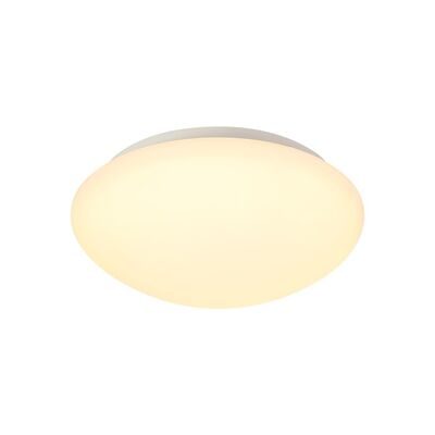 Connie Ceiling, 1 x 18W LED, 3000K, 872lm, IP44, White/Frosted Glass / VL08988