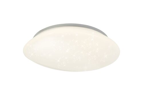 Marina Ceiling, 1 x 24W LED, 4000K, 1614lm, IP44, White Acrylic / VL08989