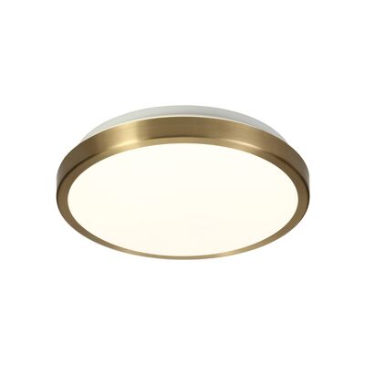 Hattie Ceiling, 1 x 12W LED, 4000K, 565lm, IP44, Soft Bronze/White / VL08991