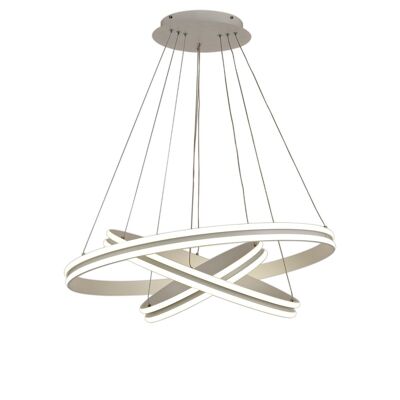 Layla Pendant, 3 Light 50W,30W,20W LED, 4000K, 5470lm, Dimmable, Matt White, 3yrs Warranty / VL09004