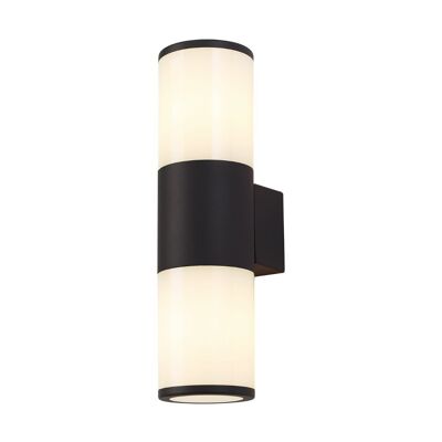 Clover Wall Lamp 2 x E27, IP54, Anthracite/Opal, 2yrs Warranty / VL09010/OP