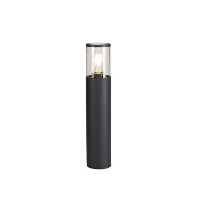 Lámpara de poste Clover de 45 cm, 1 x E27, IP54, antracita/transparente, 2 años de garantía / VL09011/CL
