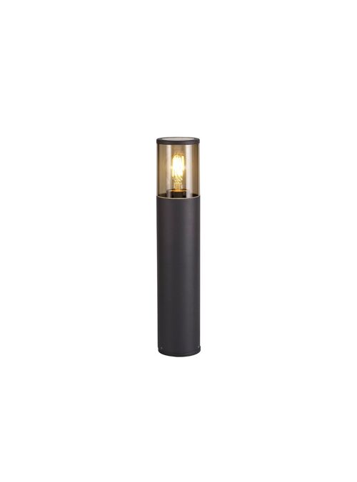 Clover 45cm Post Lamp 1 x E27, IP54, Anthracite/Smoked, 2yrs Warranty / VL09011/SM