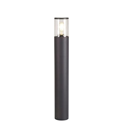 Clover 65cm Post Lamp 1 x E27, IP54, Anthracite/Clear, 2yrs Warranty / VL09012/CL