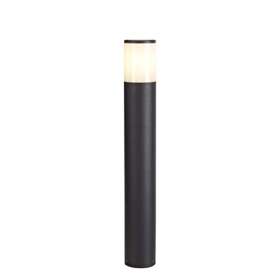 Lámpara de poste Clover de 65 cm, 1 x E27, IP54, antracita/ópalo, 2 años de garantía / VL09012/OP