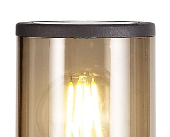 Clover 65cm Lampadaire 1 x E27, IP54, Anthracite/Fumé, Garantie 2 ans / VL09012/SM 2