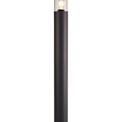 Lámpara de poste Clover de 90 cm, 1 x E27, IP54, antracita/transparente, 2 años de garantía / VL09013/CL