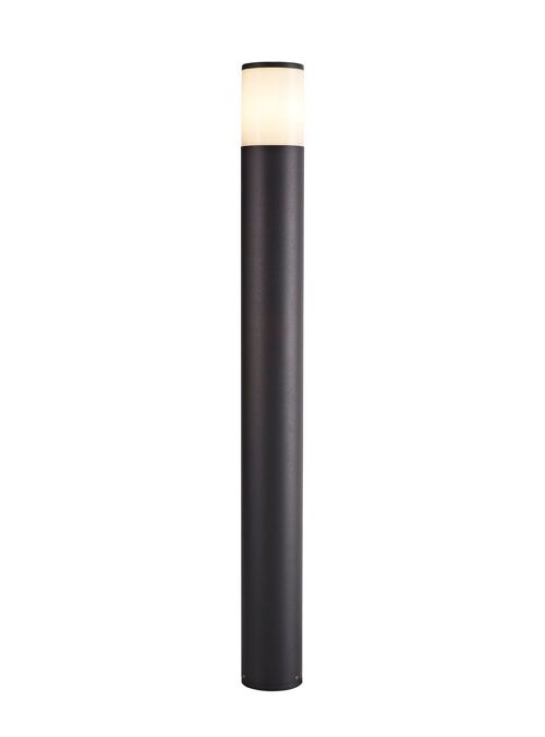 Clover 90cm Post Lamp 1 x E27, IP54, Anthracite/Opal, 2yrs Warranty / VL09013/OP