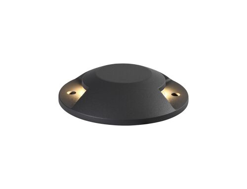 Aurora, Above Ground (NO DIGGING REQUIRED) Driveover 2 Light, 2 x 6W LED, 3000K, 236lm, IP67, IK10, Anthracite, 3yrs Warranty / VL09058