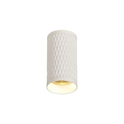 Megan 11cm Surface Mounted Ceiling Light, 1 x GU10, Sand White / VL09249