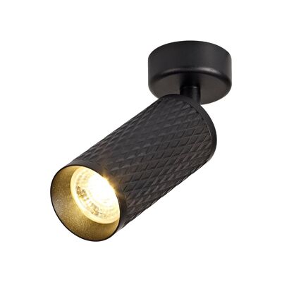 Megan Surface Mounted Spot Light, 1 x GU10, Sand Black / VL09260