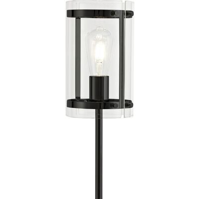 Lily Table Lamp, 1 Light E27, Matt Black / VL09404