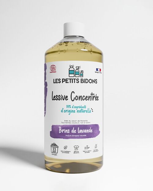 Lessive Liquide Concentrée Brins de Lavande 1L