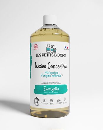 Lessive Liquide Concentrée Eucalyptus 1L 1