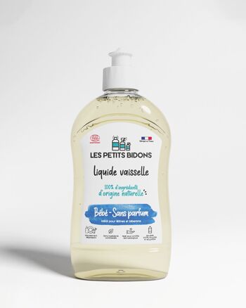 Liquide Vaisselle Bébé - Sans Parfum 500ml 1