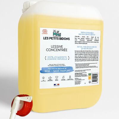 Kit Detersivo Liquido Concentrato Baby - Inodore 10L