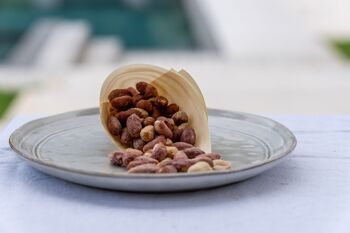 Cacahuètes grillées salées de Marseille petits pots