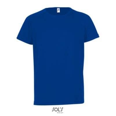 Camiseta running para hombre - SPORTY KIDS Azul Royal