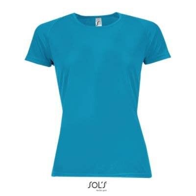 Camiseta running para mujer - SPORTY WOMEN Aqua