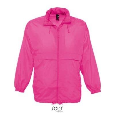 Cortavientos unisex - impermeable - SURF - color Rosa Fluor 2