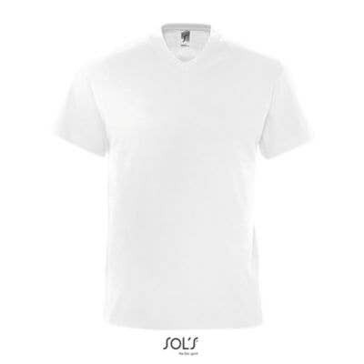 Camiseta hombre cuello pico - VICTORY - color Blanco