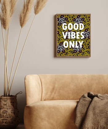 Affiche Poster - Good vibes only 2