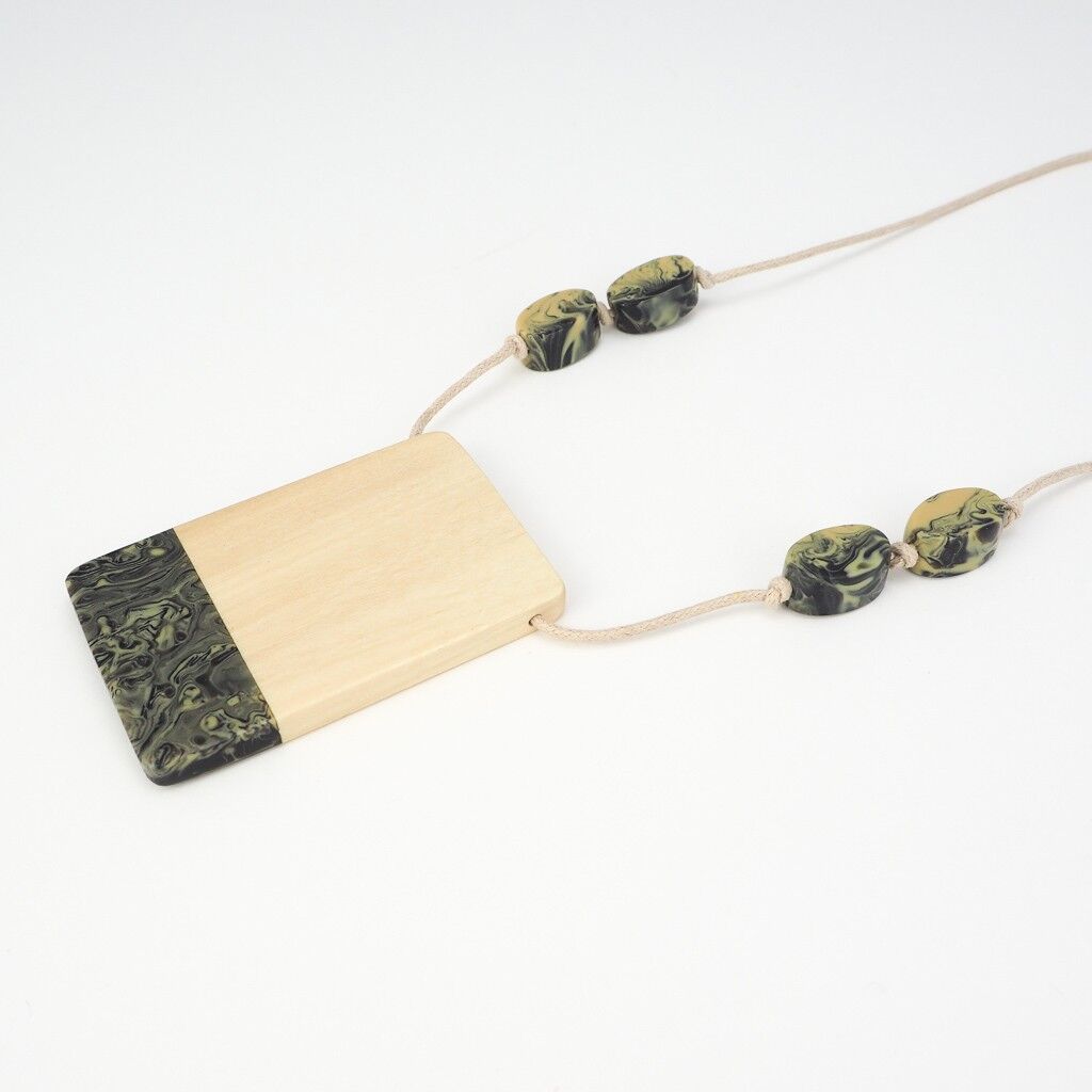 Collana Karen - Marmo Verde