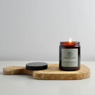 Soy Wax Candle Plum & Rhubarb