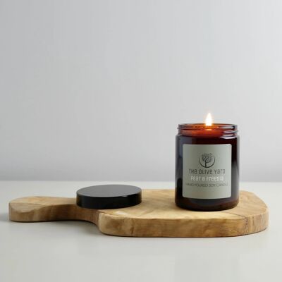 Soy Wax Candle Pear and Fresia