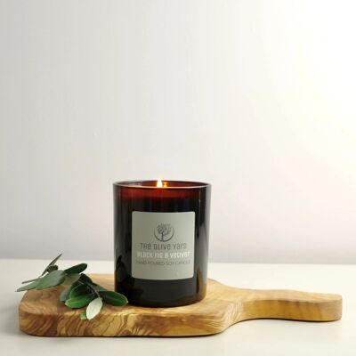 Luxury Soy Candle Black Fig & Vetiver