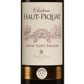 VIN ROUGE - LUSSAC SAINT EMILION - Château HAUT PIQUAT 2017 2