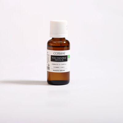 Organic rosemary cineole essential oil 30 ml