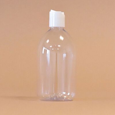 Elemento de embalaje Botella de PET de 500 ml / tapa abatible
