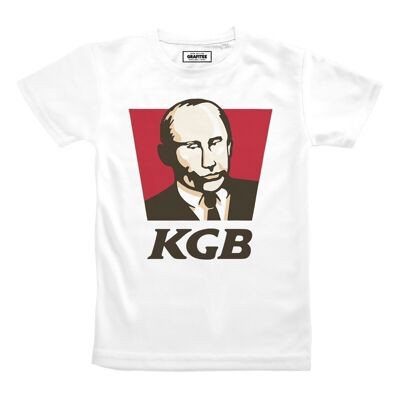 Camiseta con pollo de la KGB - Parodia del logo de KFC