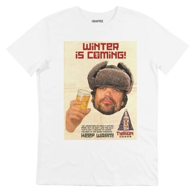 Camiseta Winter is Coming - Juego de Tronos Tyrion Parodia