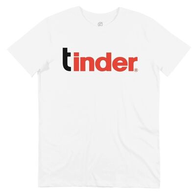 Camiseta Tinder - Parodia del logo de Kinder