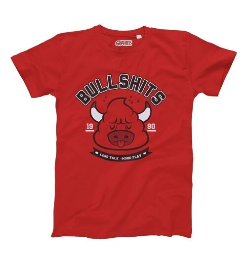 T-shirt Bullshits - Tshirt Parodie Logo Chicago Bulls