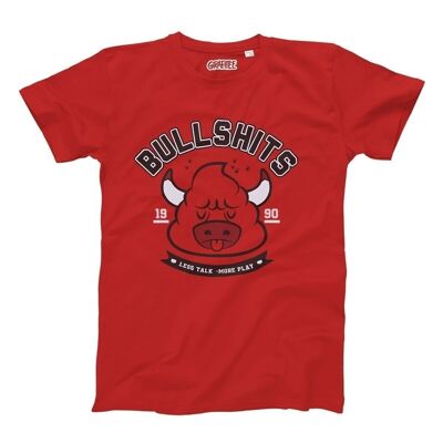 Bullshits-T-Shirt - Chicago Bulls-Logo-Parodie-T-Shirt
