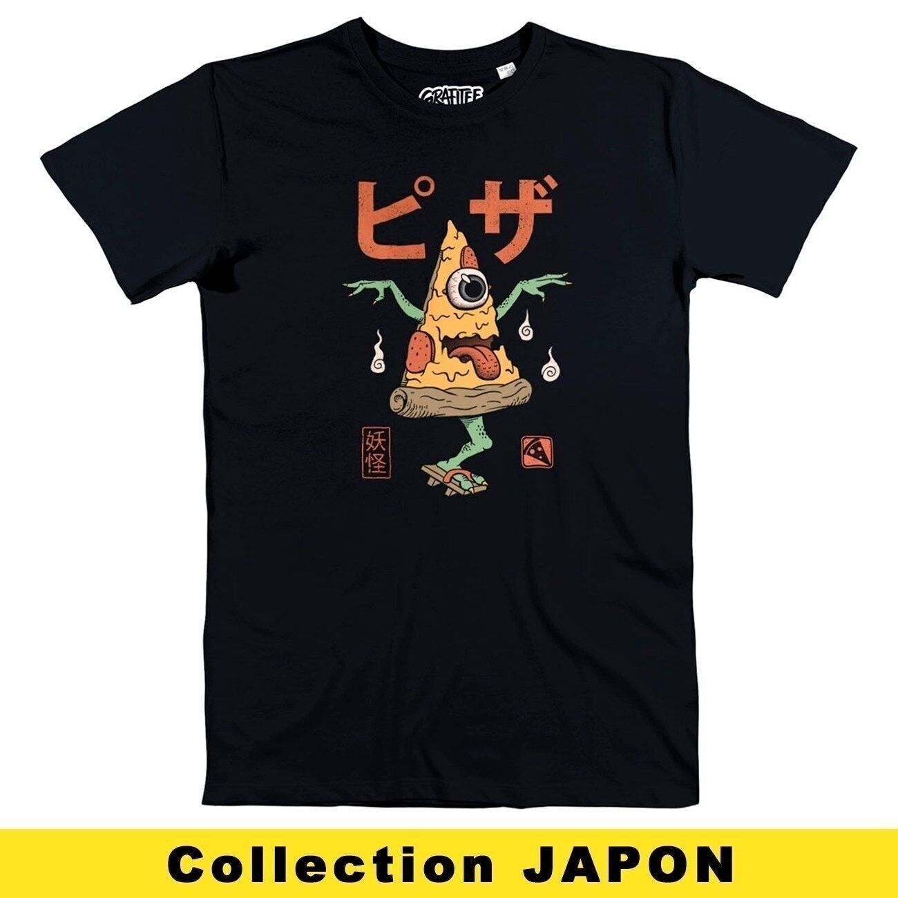 Camiseta Pizza Yokai