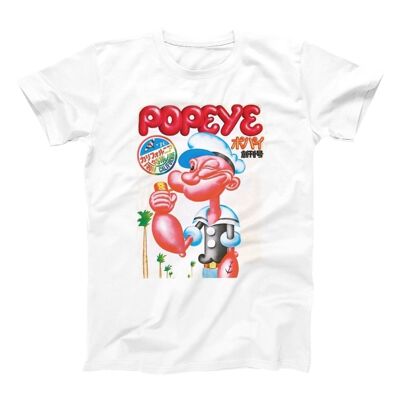 Popeye Japan T-shirt - Popeye Character Vintage Design Tshirt
